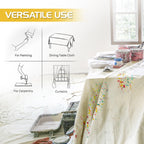 Utopia Drop Cloth (6x9 ft, 2 Pack) Washable and Reusable Drop Cloth for Painting, Furniture & Floor Protection Highly Absorbent Painting Tarp - Canvas Drop Cloth for Outdoor and Indoor Use