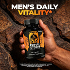 AMZEYE Primal Storm Capsules for Men, Advanced Daily Formula with Natural Ingredients, Maximum Strength Wellness Supplement for Energy, Vitality and Overall Health Support, 60 Capsules