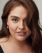 Kendra Scott Lee Drop Earrings for Women, Fashion Jewelry, 14k Gold-Plated, Ivory Mother of Pearl