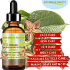 Botanical Beauty Organic SACHA INCHI OIL 100% Natural Pure Undiluted Virgin Unrefined Cold Pressed Carrier Certified Organic Oil For Face, Skin, Hair, Lip, Nails, Rich in Vitamin E (4 Fl Oz 120 ml)