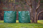Gardzen 2 Pack 132 Gallon Yard Waste Bags Reusable Heavy Duty