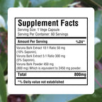 Herbsforever Varuna Nurvala Extract Capsules - Vegan & Gluten Free | Plant Based Supplement for Bladder & Kidney Function, 800 mg per Capsules (60 Nos)