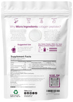 Micro Ingredients Multi Collagen Peptides Powder, 40 Stick Packs | Type I, II, III, V, X + Biotin, Vitamin C & Hyaluronic Acid | Unflavored | Supports Hair, Skin & Joint Health | Keto, Non-GMO