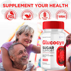 (2 Pack) Glucocyn Capsules, Official Glucocyn Glycogen Supplement Pills with All Natural Ingredients, Advanced Formula Support Pills with Max Strength Premium Vitamins for Women and Men (120 Capsules)
