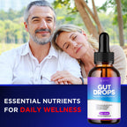 (2 Pack) Gut Drops, Official Gut Drops Liquid Supplement Advanced All Natural Vitamin Formula, GutDrop Maximum Strength Biome Support for Health and Wellness Support for Men and Women (60 Servings)