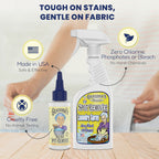 Grandma's Secret Spot Remover Laundry Spray - Chlorine, Bleach and Toxin-Free Fabric Stain Remover for Clothes - Removes Oil, Paint, Blood and Pet Stains - 16 Oz, 2 Pack