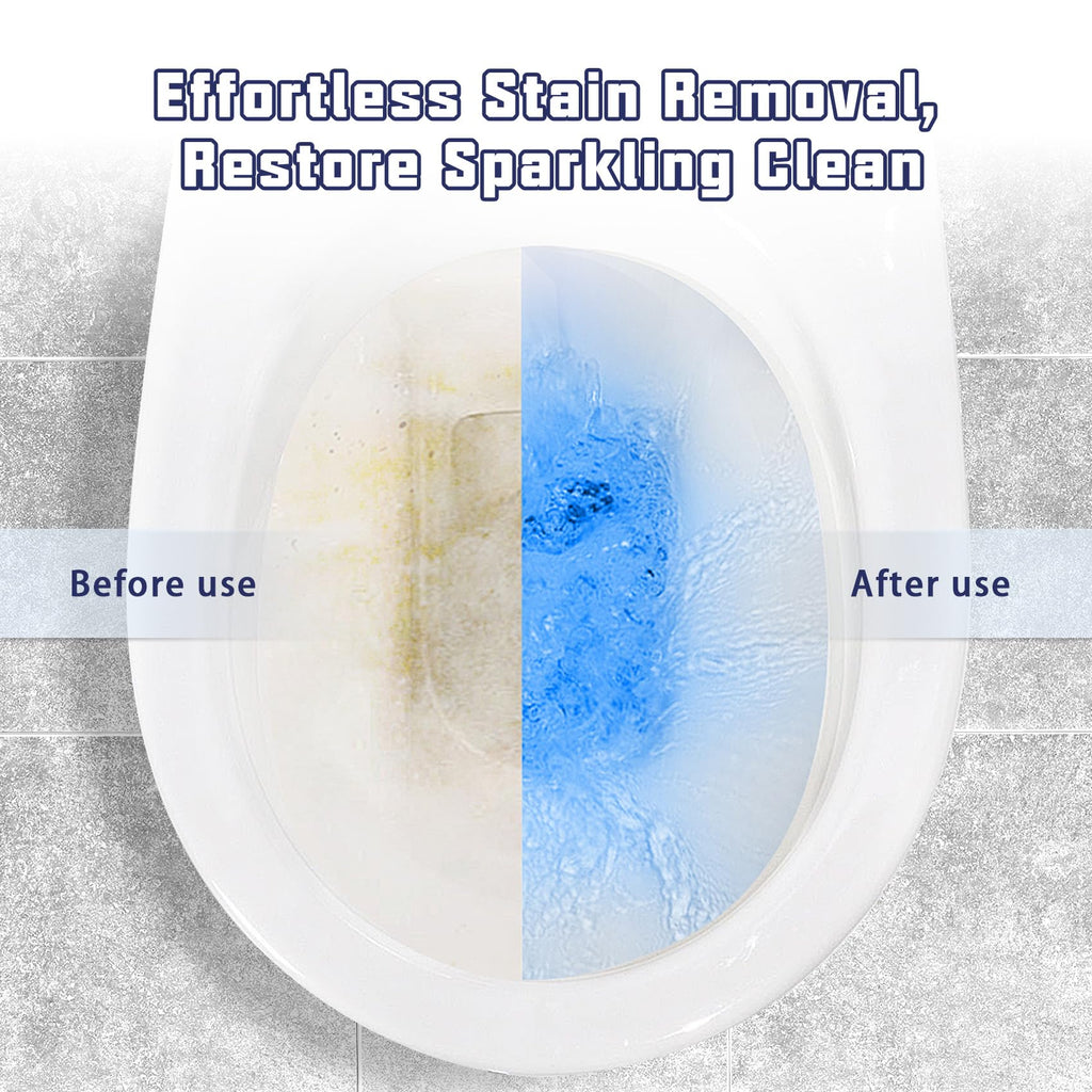 Toilet Bowl Cleaner, Automatic Long Lasting Continuous Toilet Bowl Cleaners, Bathroom Cleaner Prevent Stain Build Up Deep Clean,3 Bottles Septic Safe Toilet Bowl Tablets in Bottle Eucalyptus Scent