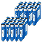 Membrane Solutions 100 GPD Reverse Osmosis Membrane 11.75"x1.75" RO Membrane Water Filter Replacement Fits Under Sink RO Drinking Water Purifier System, 50 Pack