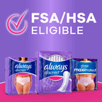 Always Discreet Adult Incontinence Pads for Women, Drier, 6 Drop Long Length, Extra Heavy Absorbency, Pads for Bladder Control Management, Bladder Leaks, & Postpartum Pads, 112ct
