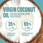 BUBS Naturals MCT Oil Powder Packets - Medium Chain Triglycerides - Keto Vegan & Paleo Friendly - Healthy Coconut Fats + Low Carb - Dairy-Free Energy Source - includes 14 Travel Packets