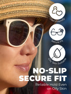 Premium Eyeglass Nose Pads 12 Pairs – Clear Silicone Anti-Slip Stick-On Pads for Glasses, Sunglasses – Adhesive – BLOOM & BLOOM