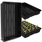Gardzen 10 Pack Seed Trays Reusable Plant Grow Trays No Drain Holes