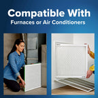 Filtrete 12x20x1 AC Furnace Air Filter, MPR 700, MERV 8, Tough on Pollen, Easy on Airflow, 3-Month Pleated 1-Inch Electrostatic Air Cleaning Filter, 6-Pack (Actual Size 11.81 x 19.81 x 0.81 in)