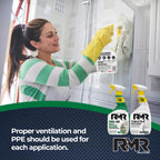 RMR Mold Stain Eraser Max Pack – No-Scrub Tub & Tile Cleaner + Instant Mold & Mildew Stain Remover Spray, Indoor/Outdoor Bathroom, Shower, Siding, & Deck Cleaning Kit, 2–32 Oz Bottles