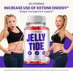 Jelly Tide Gummies Keto ACV, Jellytide ACV Supplement Gummies - Maximum Strength, Jelly Tide Keto+ ACV Gummys, All Natural Support Formula Keto+ACV Advanced Formula, Jellytide Reviews (2 Pack)