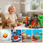 Laoren Magnetic Building Blocks STEM Toy Magnet Cubes for Kids 4-12