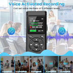 Tonfarb 136GB Digital Voice Recorder with Playback,9775 Hours Audio Record