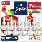Glade PlugIns Air Freshener Refills, Apple Cinnamon, 10 Count