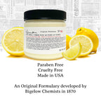 C.O. Bigelow Lemon Body Cream, Lotion for Dry Skin with Shea Butter & Lemon Extract, Moisturizing Body Lotion and Hand Treatment, 32 oz