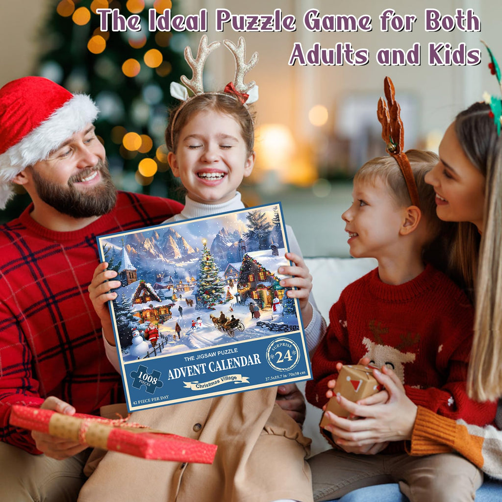 Puzzle Advent Calendar 2026 – 24 Days Christmas Countdown Jigsaw Puzzle