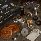 Whiskey Advent Calendar 2026 for Men, 24 Day Bourbon Smoker Infuser Kit for Cocktail and Whisky Lovers, Perfect Christmas for Husband, Dad, Boyfriend, Him(NO Butane, Glass)