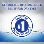 Refresh Optive Advanced Lubricant Eye Drops For Dry Eyes, 0.33 Fl Oz Sterile (2 Count)