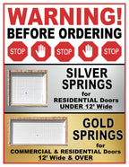 Energy Saving Garage Door Hinge - 4 Panel Doors Up to 12', MFG# R4416-40