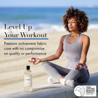 The Laundress Activewear Laundry Detergent, 32 Oz, Marine Fragrance, 4-in-1 Enzyme Blend for Workout Performance Fabrics, Fights Sweat Odors & Stains, USDA Certified Biobased Product (90%) (Pack of 2)