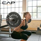 CAP Barbell Olympic 2-Inch Weight Plate, Gray, 2.5 LBS - 6 Plate Set