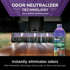 Shark HydroVac Household Disinfectant Cleaner, Kills 99.9% of Bacteria & Viruses, Compatible with Shark HydroVac 3-in-1 Multi-Surface Cleaners on Hardfloor, Stone, Laminate & Tile, Purple, WDCD60