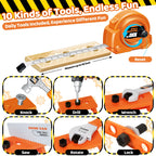 Kids Tool Set, Toddler Tool Set with Toy Drill & Tool Box for Ages 3-5 Boys