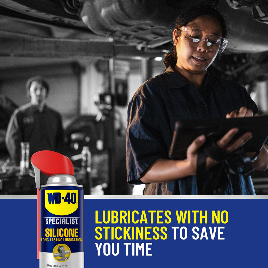 WD-40 Specialist Silicone Lubricant, New Bigger Can, 13.3 OZ [1-Pack]