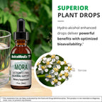NutraMedix Mora Yarrow Extract - Yarrow Herb, BlackBerry Leaves and Capirona Bark Extract for Digestive Health, Gut Support & Healthy Inflammatory Response (1oz / 30ml)