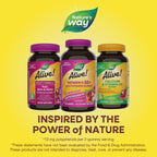 Nature's Way Alive! Women's 50+ Daily Gummy Multivitamins, Women's Supplements, Supports Healthy Heart, Brain & Bones,* B-Vitamins, Mixed Berry Flavored, 130 Gummies (Packaging May Vary)