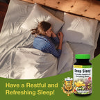 Herbs Etc. Deep Sleep Softgels - Herbal Sleep Support Supplement - Rest & Calming Support with Passionflower, Chamomile & Lemon Balm - 60 Softgels (60 Servings)