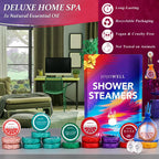 JoJowell Shower Steamers Aromatherapy 21 Pack, Birthday Gifts for Women, Self Care Spa Gift Set with Essential Oils, Christmas Stocking Stuffers Gifts for Mom Wife He