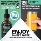 HERBIFY Lymphatic Drainage Drops for Liver Detox & Immune Support - Lymph System Support Drops - Detox Cleanse - 60 Days Supply - 2 Fl Oz Made in USA