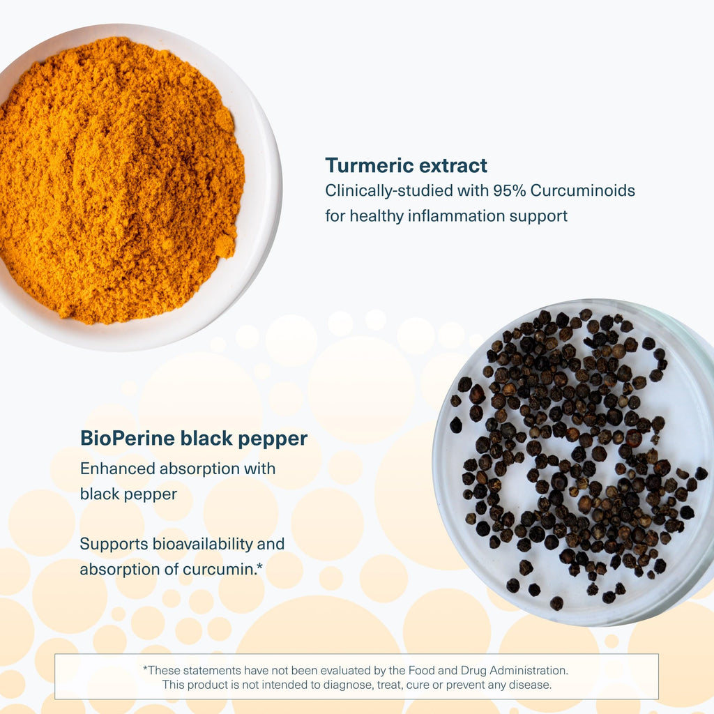 Youtheory Turmeric Extra Strength - 1,000 mg Turmeric Supplement - with 10 mg Black Pepper - Curcumin Joint Support* - Soy, Dairy & Gluten Free -120 Vegetarian Capsules