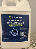 Fruit Fly Drain Treatment | Drain Fly Eliminator | All-Natural, Eliminates Gnats, Sewer Flies and More - Works in All Drains - 64 Fl Oz