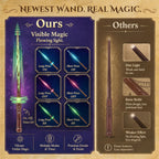 OCATO Upgraded 20Pcs Floating Candles with Wand for Halloween Decorations