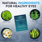 NOVEHA 120Pcs Allergy Relief Eyelid Wipes | Pre-moistened Hypoallergenic Eye Cleansing Pads, Reduce Itchiness, Redness & Discomfort Caused By Allergy, Clean, Soothe & Remove Debris (2 Pack)