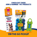 Arm & Hammer Swivel Bin & Rake Dog Pooper Scooper, Includes 2 Waste Bags