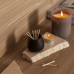 Amarcado Ceramic Match Holders with Striker - Set of 2 - Candle Accessories - Candle Lover Gifts - Housewarming Gift - Matches NOT included