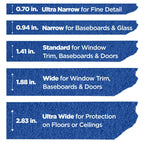 ScotchBlue Original Multi-Surface Painters Tape, 2 Inch Wide (1.88 In. x 60 Yds), 6 Rolls Blue Paint Tape Protects Surfaces & Removes Easily, Masking Tape for Indoor and Outdoor Use (2090-48TP6)