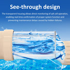 Salt Cell for Pool - Fits for Hayward Salt Cell T-9, up to 25,000 Gallon In-Ground Swimming Pools, Clear Case, 2-Year Warranty
