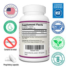 lithitate Lithium Aspartate 10mg | Supports Cognitive Function & Brain Health with Aging | NSF Certified | Promotes Mental Clarity, Healthy Mood & Longevity | Natural Supplement | 100 Capsules