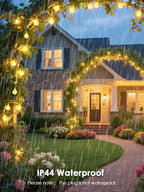 Connectable 43FT 100LED Globe String Lights Indoor, Fairy Lights Plug in