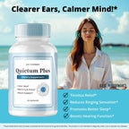 Quietum Plus Tinnitus Relief for Ringing Ears, Official Quietum Plus Tinnitus Relief Original Supplement Pills, Ring Clear Advanced Formula for Healthy Ear, QuietumPlus Reviews (5 Pack)