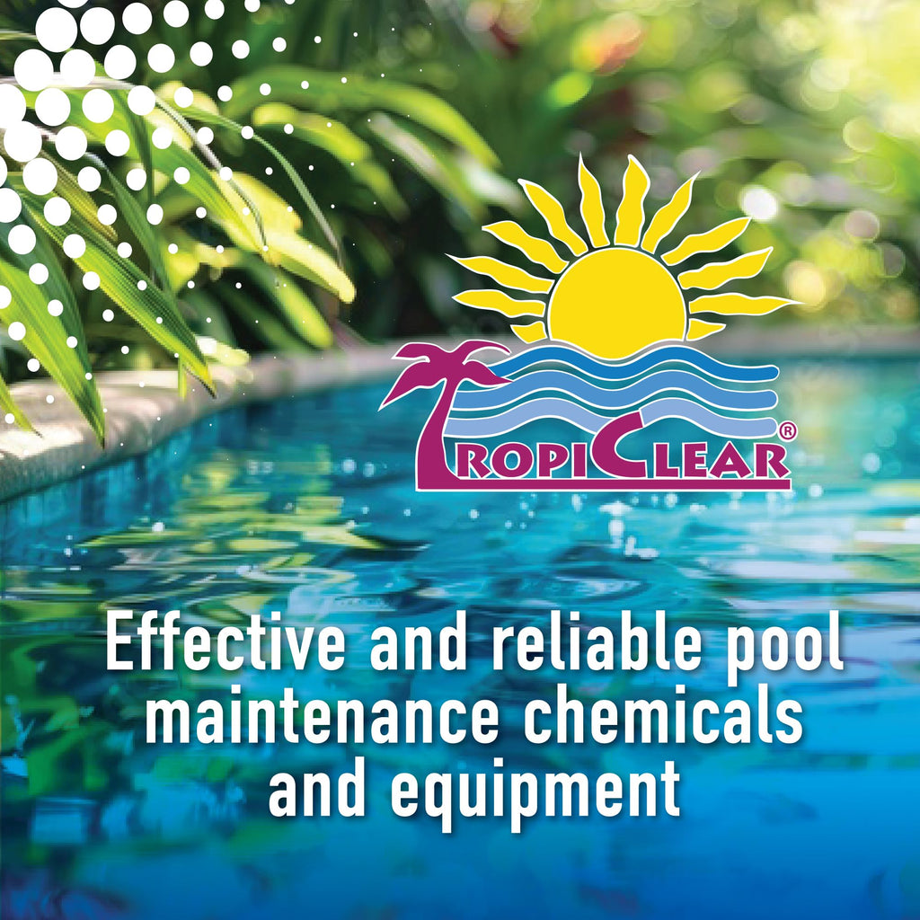TropiClear Pool Stabilizer – Protects Chlorine & Reduces UV Loss | Cyanuric Acid Pool Stabilizer for Salt & Chlorine Pools, Stabilizer for Swimming Pools to Maintain Balanced Water Chemistry (4 Lb)