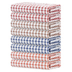 Nialnant 8 Pack Kitchen Towels, Dish Towels for Kitchen, 100% Cotton Dish Cloths for Washing Dishes, Quick Drying Reusable Cleaning Rag - 25 x 16 in